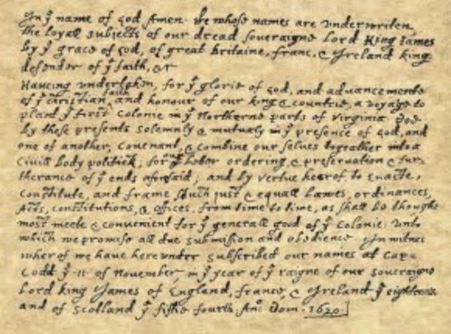 Mayflower/Plymouth/Mayflower Compact