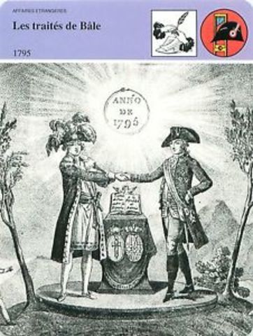 (H)-Traité de Bâle: Signe la paix entre la France et la Prusse et la France et l'Espagne