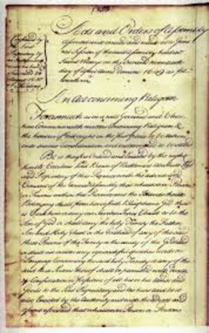 Maryland toleration Act