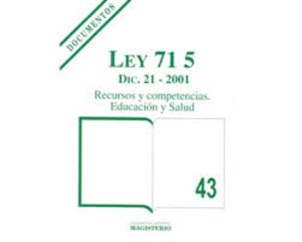 Ley 715 del 2001