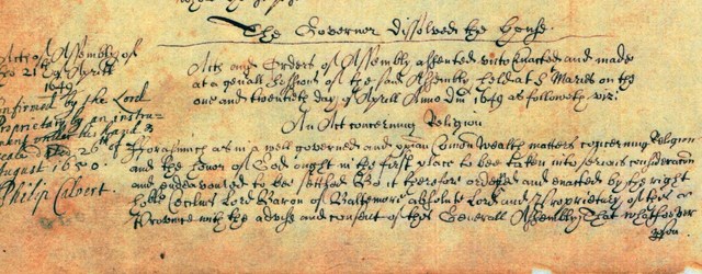 Maryland Toleration Act