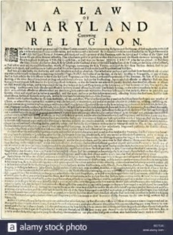 Maryland Toleration Act