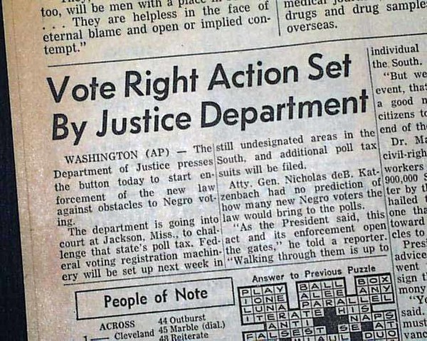 Voting Rights Act 1965