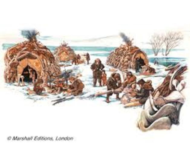 Cabañas de hueso de mamut