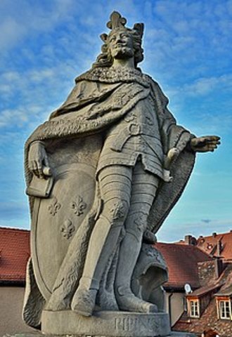 Pippin wird König erklärt