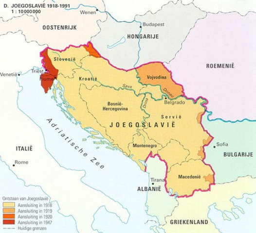 Joegoslavië valt uiteen