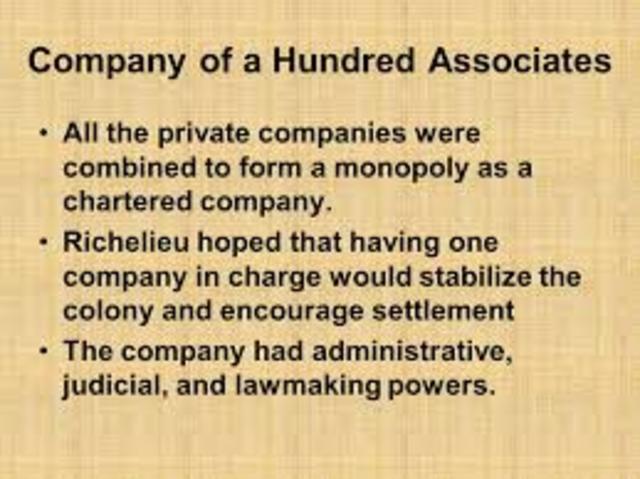 Chartered companies  (100 Associates)