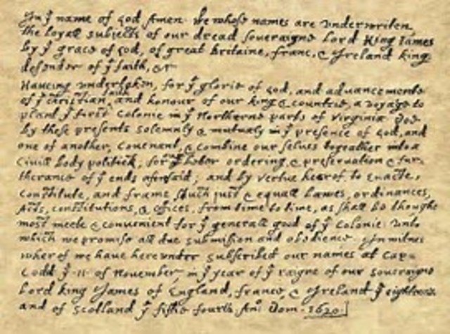 Mayflower/Plymouth/Mayflower Compact