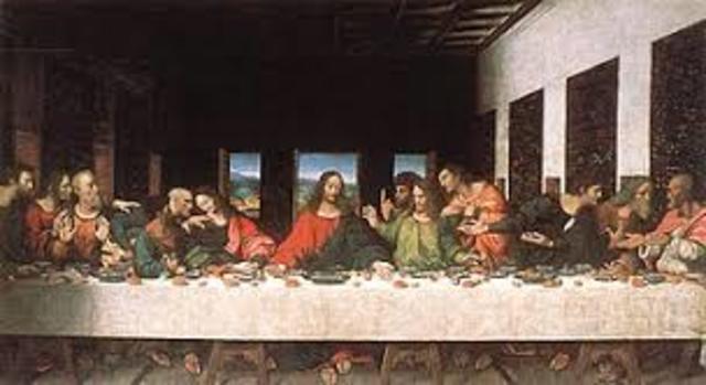 Leonardo Da Vinci painted the Last Supper