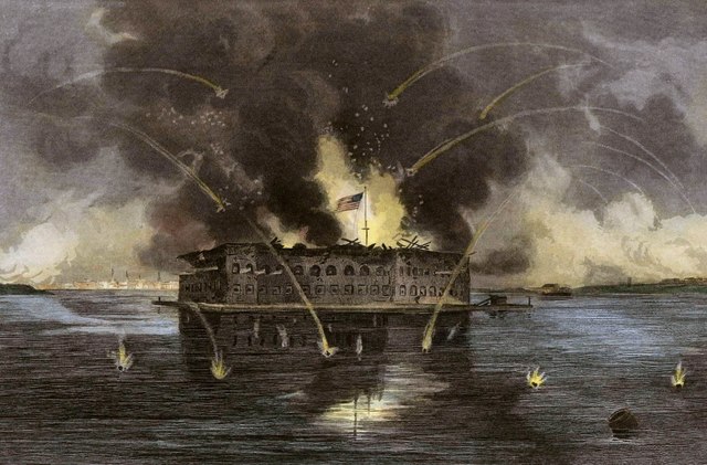Fort Sumter Is Fired Upon