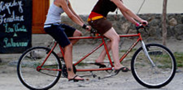 Bici doble (tándem)