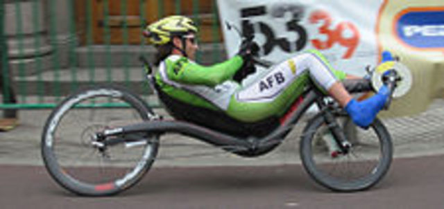 Bicicleta reclinada de competición