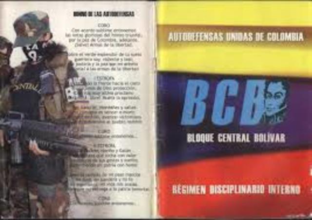 creación del Bloque Central Bolívar (BCB)
