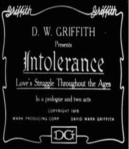 Se estrena Intolerance375, obra clave de la historia del cine.