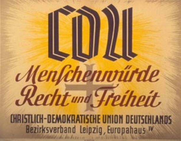Beginn der CDU