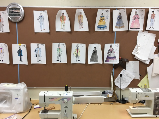 Sewing machines and costume plans