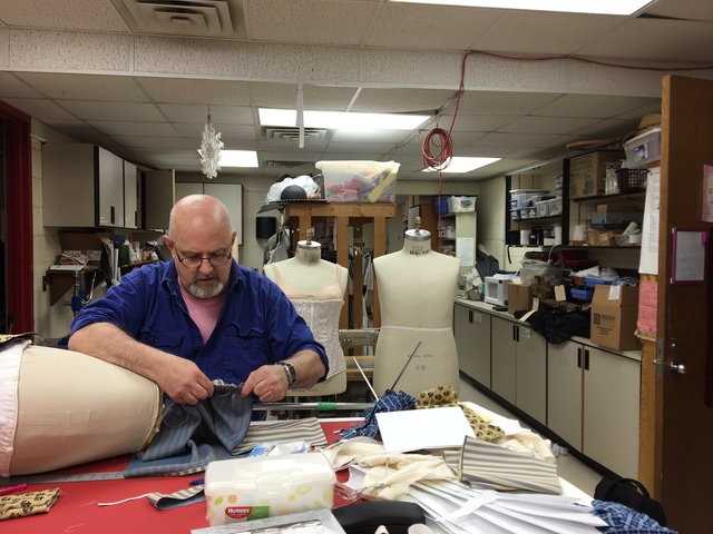 Jim Greco makes costumes in his shop