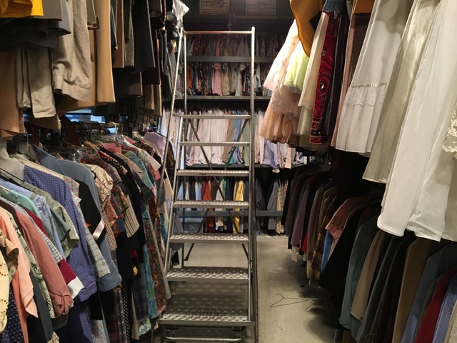 Costume Storage in the costume design shop