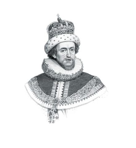 King James I becomes King or England