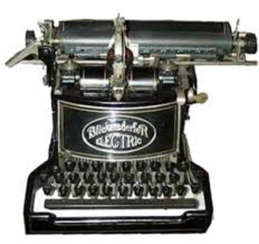 Primera maquina de escribir eléctrica