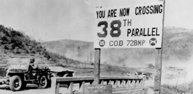 Pekín y Moscú decidieron cruzar el paralelo 38