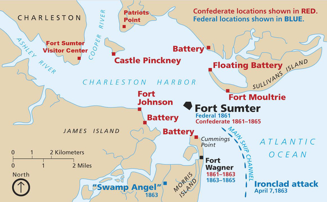 Fort Sumter is fired upon