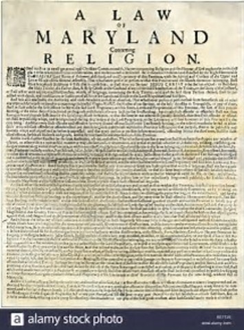 Maryland Toleration act
