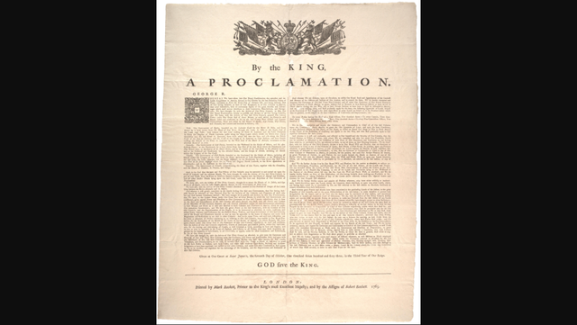 Proclamation of 1763