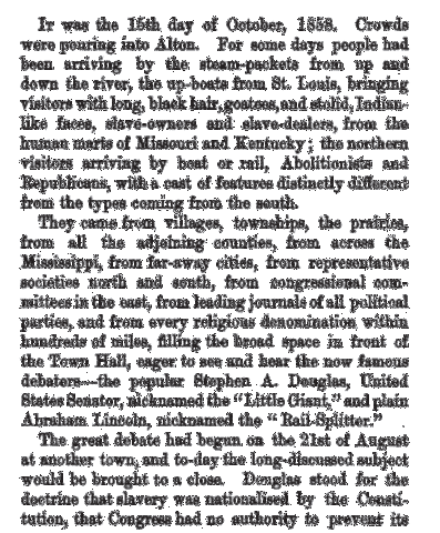 Lincoln-Douglas Debates