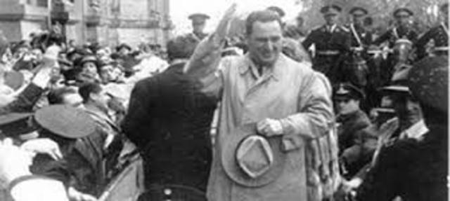 Derrocamiento de Peron, Argentina