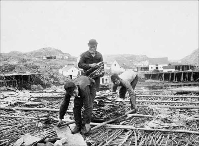 European fisherman in Saint-Lawrence