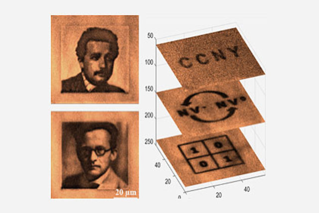 Трехмерный алмазный чип