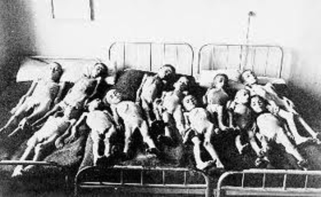 Η πείνα σε συνδυασμό με τις άσχημες καιρικές συνθήκες έχει σαν συνέπεια χιλιάδες θύματα  ανάμεσα στο αστικό κυρίως πληθυσμό της χώρας. Τα μέσα του 1942 οι νεκροί θα ξεπεράσουν τους 200.000