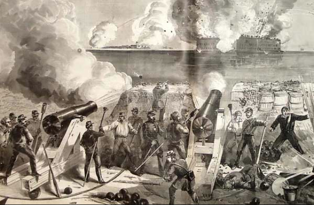 Fort Sumter is fired upon
