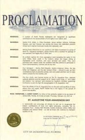 Passage of the Proclamation