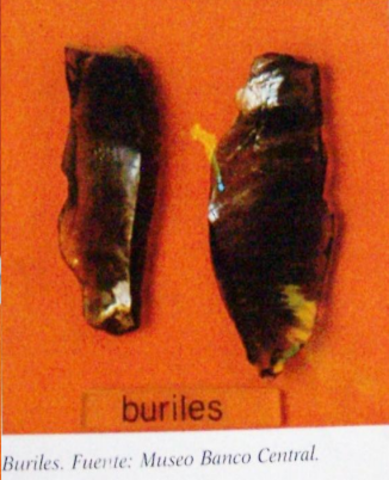 Buriles, cuchillos, raspadores y puntas de flechas