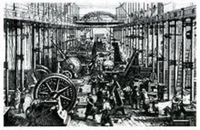 The industrial revolution began