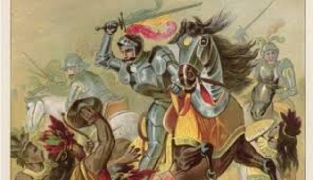 Cortes overthrew the Aztecs