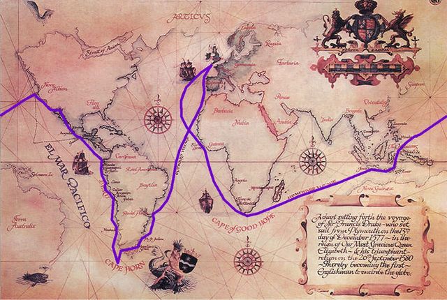 Ferdinand Magellan circumnavigates the globe.
