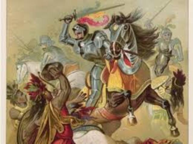 Hernan Cortes overthrew the Aztec empire