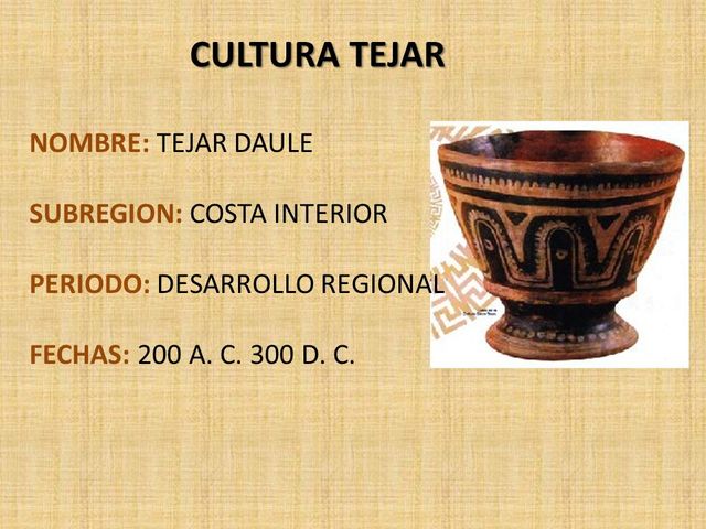Cultura Daule-Tejar,Vasija