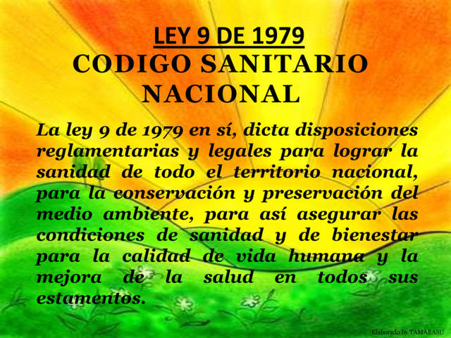 Ley 9 de 1979