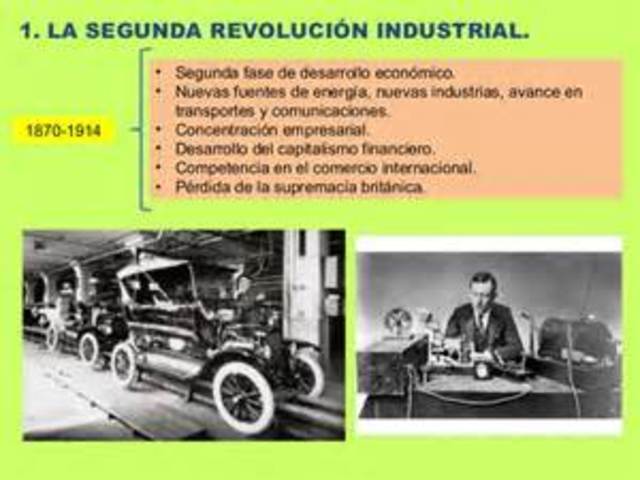 caracteristicas de la segunda revolucion industrial