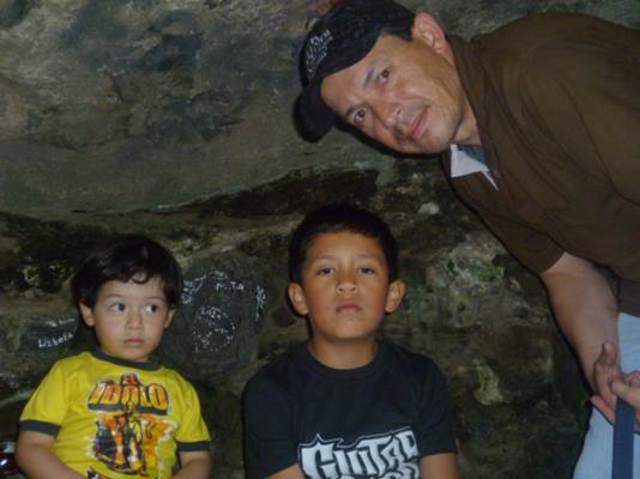 visitando una casacada