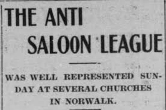 Anti-Saloon League founded