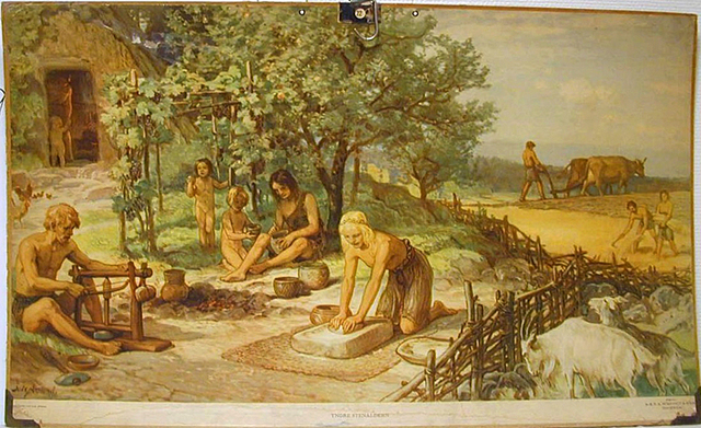 Jordbruket oppstår i midtøsten