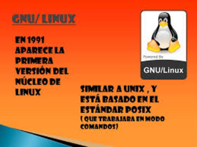 Aparece el núcleo Linux y se completa GNU/Linux