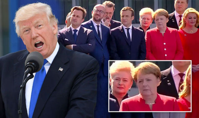 Trump rebukes Nato leaders for not paying defence bills