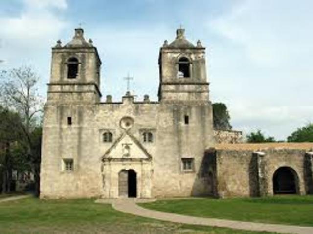 East Texas missions are moved to San Antonio