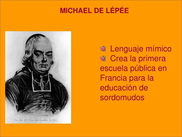 Primera escuela para sordos en Paris